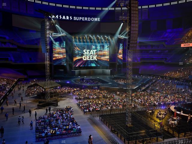 Caesars Superdome - Section 303 Seat View