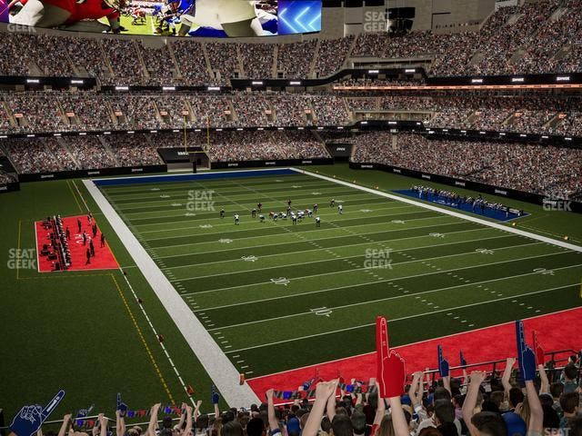 Caesars Superdome - Section 303 Seat View