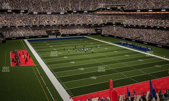 Caesars Superdome - Section 303 Seat View