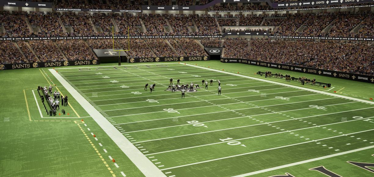 Caesars Superdome - Section 303 Seat View