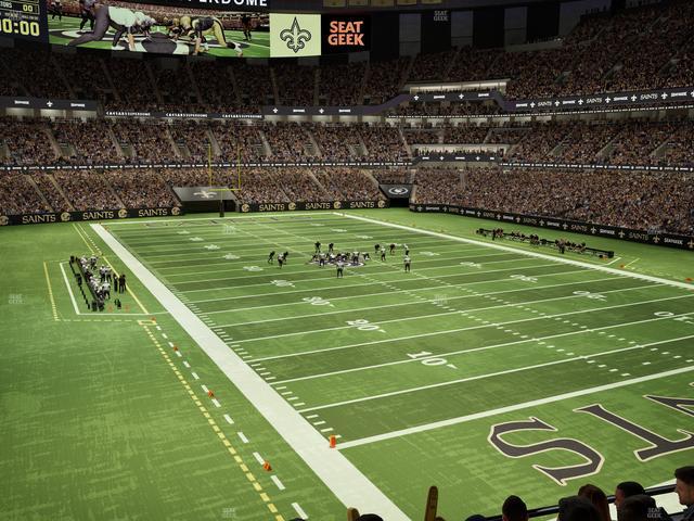 Caesars Superdome - Section 303 Seat View