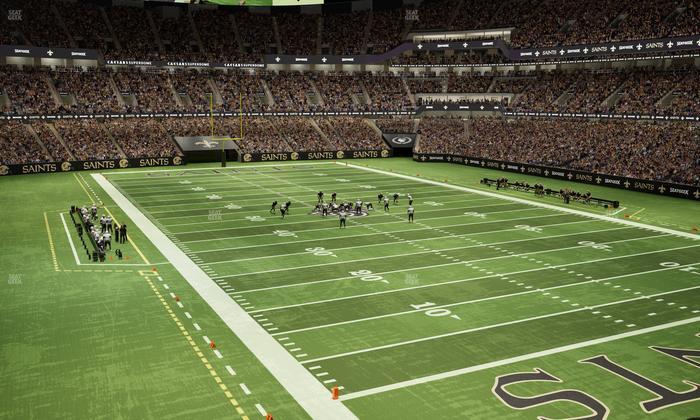 Caesars Superdome - Section 303 Seat View