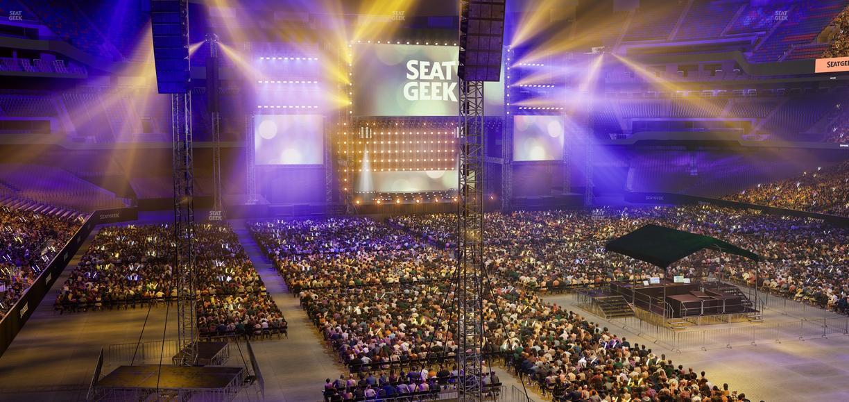 Caesars Superdome - Section 303 Seat View
