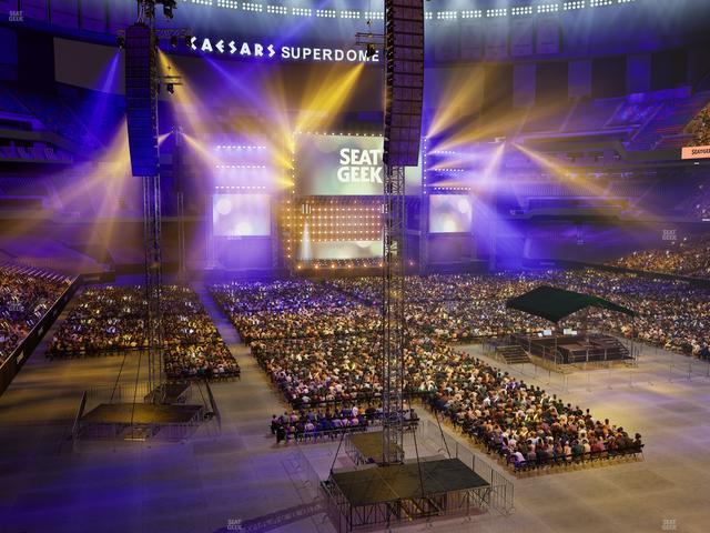 Caesars Superdome - Section 303 Seat View
