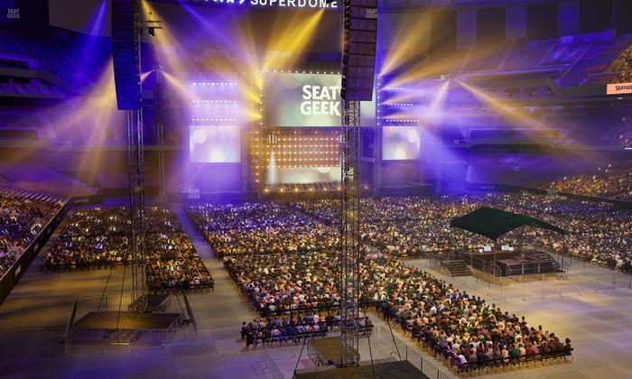 Caesars Superdome - Section 303 Seat View