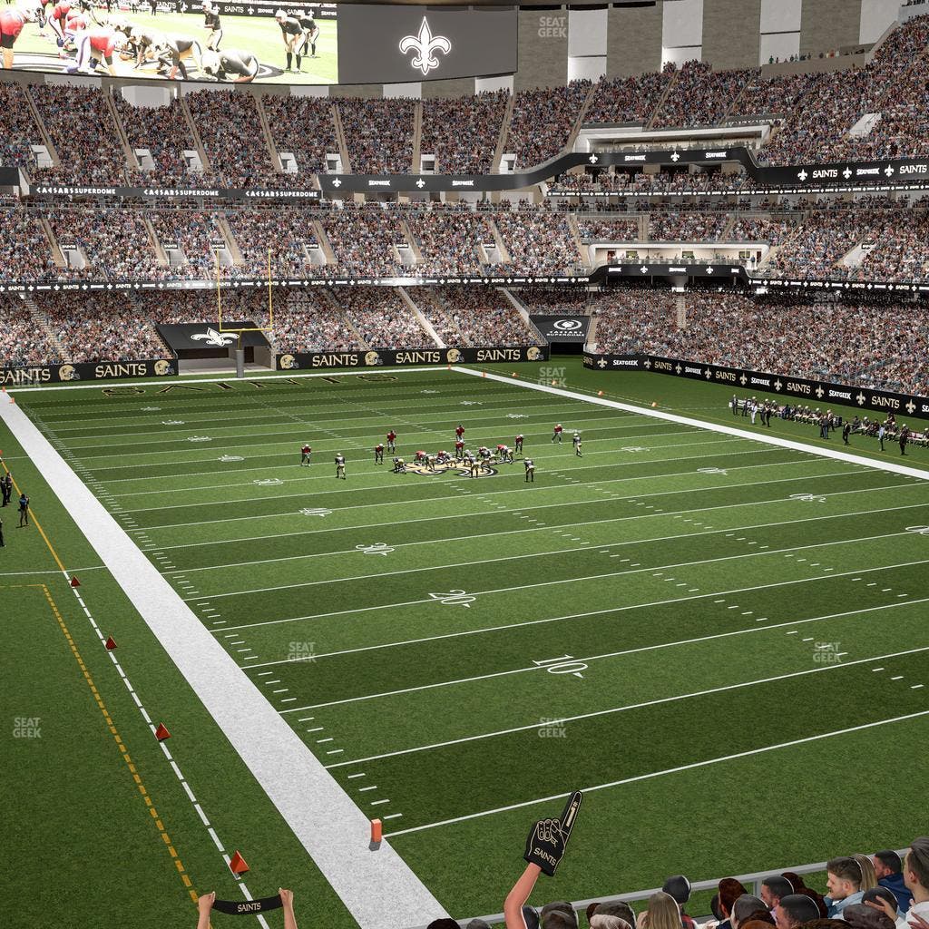 Caesars Superdome - Section 303 Seat View