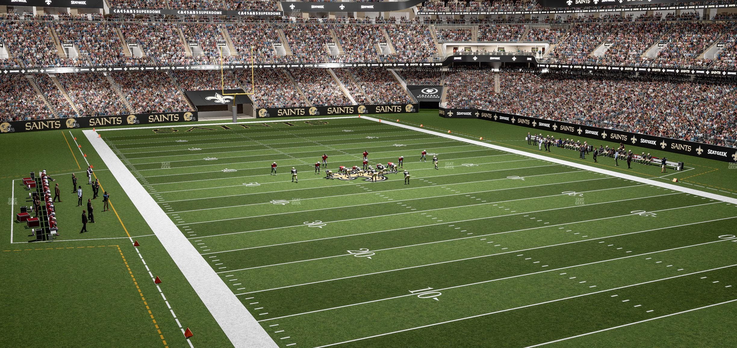 Caesars Superdome - Section 303 Seat View