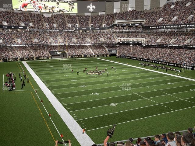 Caesars Superdome - Section 303 Seat View