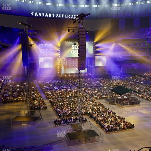 Caesars Superdome - Section 303 Seat View