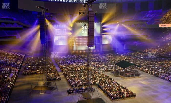 Caesars Superdome - Section 303 Seat View