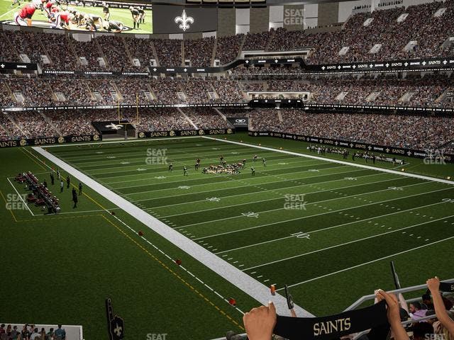 Caesars Superdome - Section 304 C Seat View