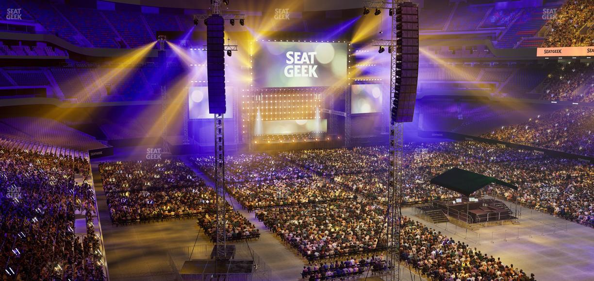 Caesars Superdome - Section 304 C Seat View