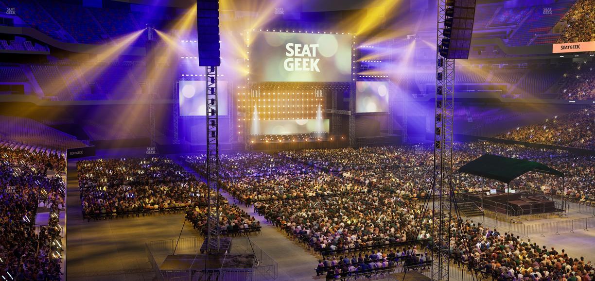 Caesars Superdome - Section 304 C Seat View