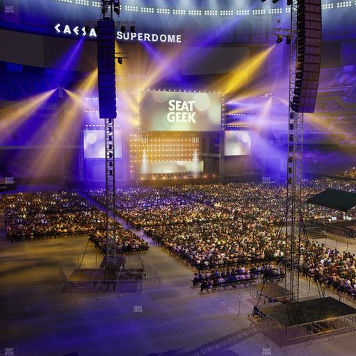 Caesars Superdome - Section 304 C Seat View