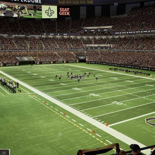 Caesars Superdome - Section 304 C Seat View