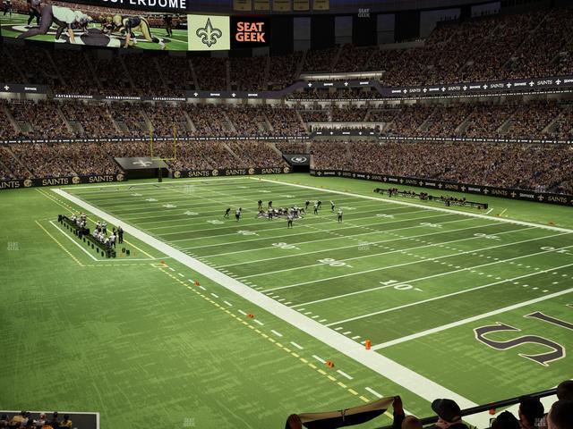 Caesars Superdome - Section 304 C Seat View