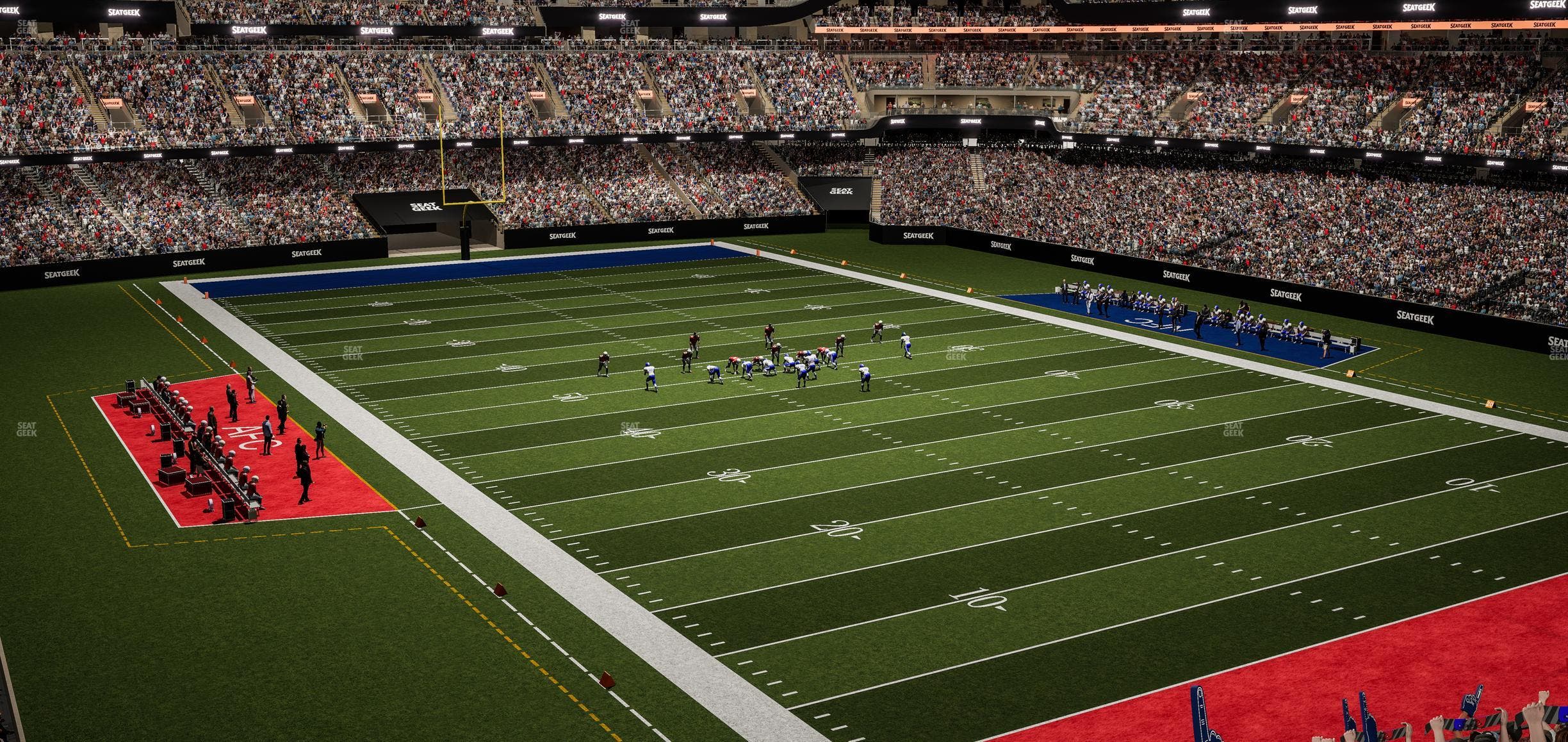 Caesars Superdome - Section 304 C Seat View