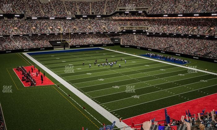 Caesars Superdome - Section 304 C Seat View