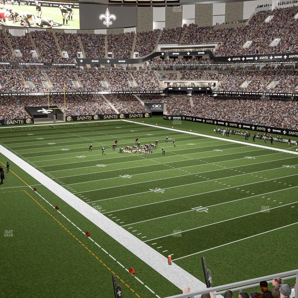 Caesars Superdome - Section 304 Seat View