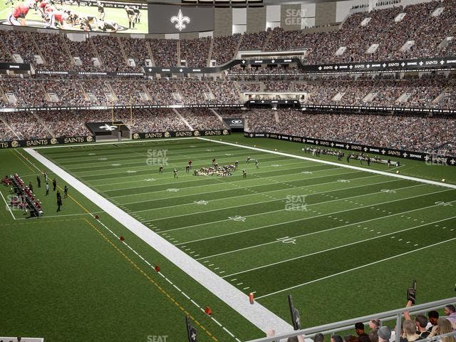 Caesars Superdome - Section 304 Seat View