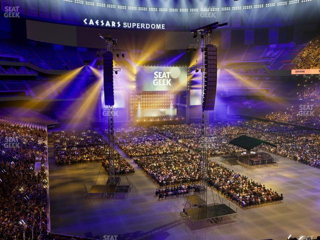 Caesars Superdome - Section 304 Seat View Caesars Superdome - Section 304 Seat View