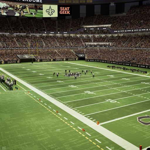 Caesars Superdome - Section 304 Seat View
