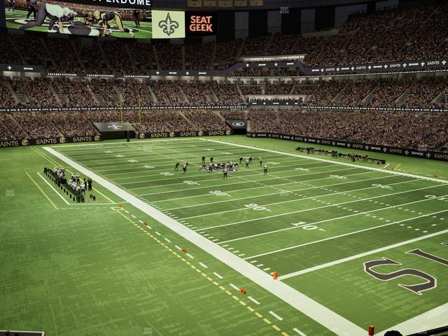 Caesars Superdome - Section 304 Seat View