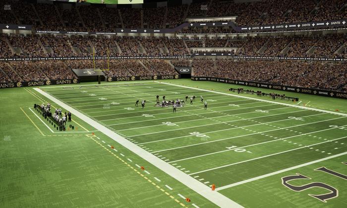 Caesars Superdome - Section 304 Seat View