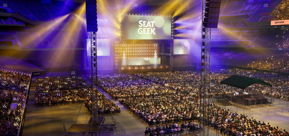 Caesars Superdome - Section 304 Seat View