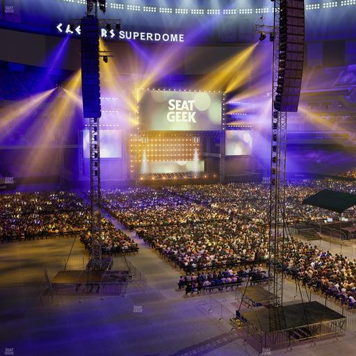Caesars Superdome - Section 304 Seat View