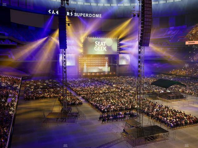 Caesars Superdome - Section 304 Seat View