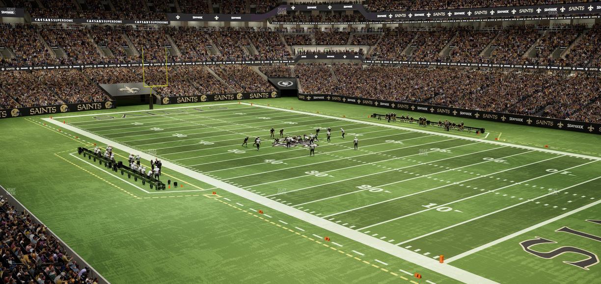 Caesars Superdome - Section 305 Seat View