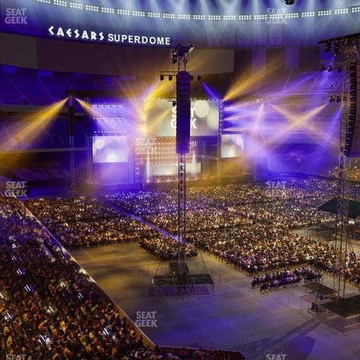 Caesars Superdome - Section 305 Seat View