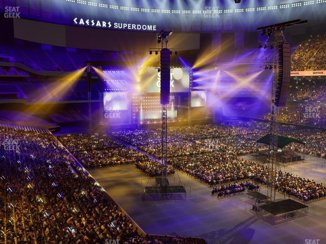 Caesars Superdome - Section 305 Seat View Caesars Superdome - Section 305 Seat View