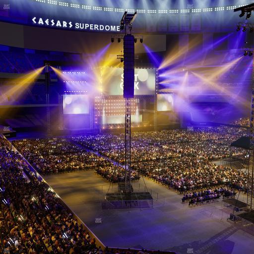 Caesars Superdome - Section 305 Seat View