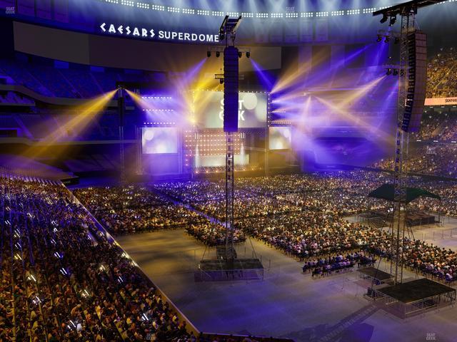 Caesars Superdome - Section 305 Seat View
