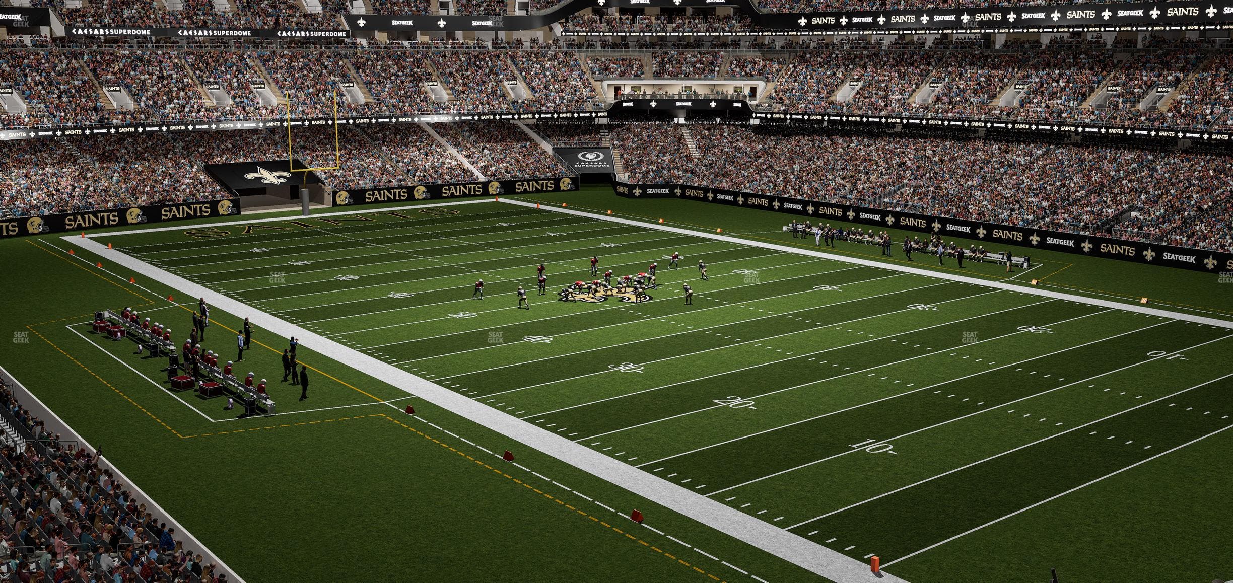 Caesars Superdome - Section 305 Seat View