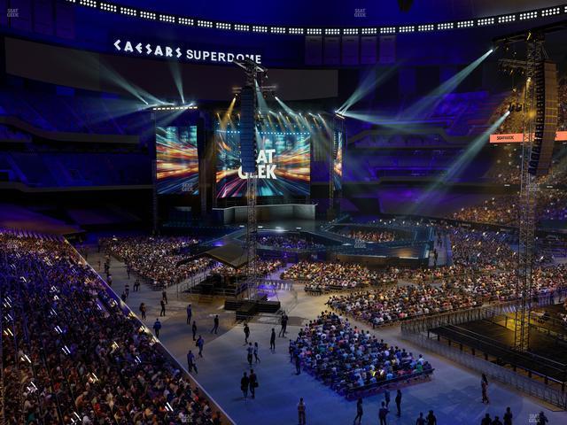 Caesars Superdome - Section 305 Seat View