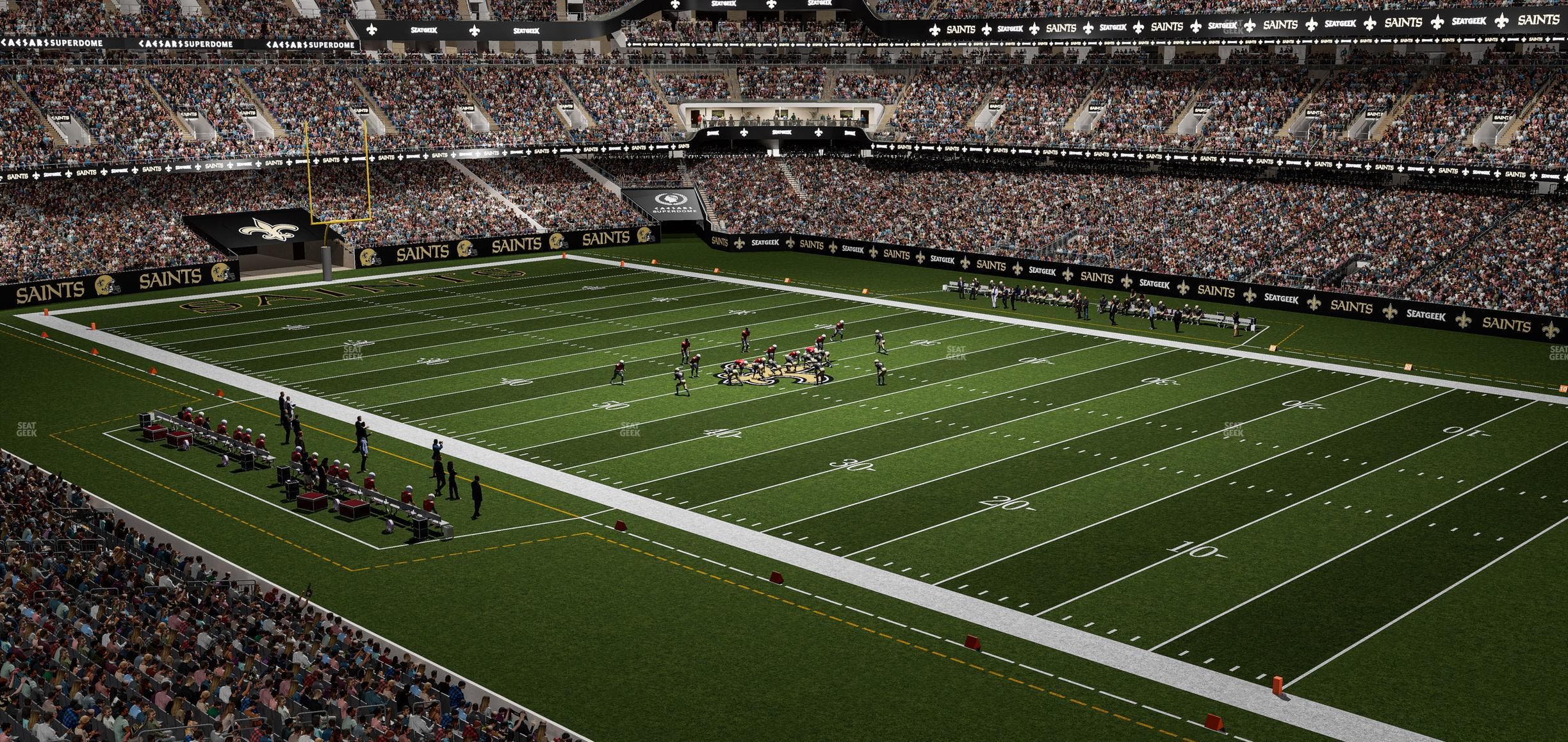 Caesars Superdome - Section 306 Seat View