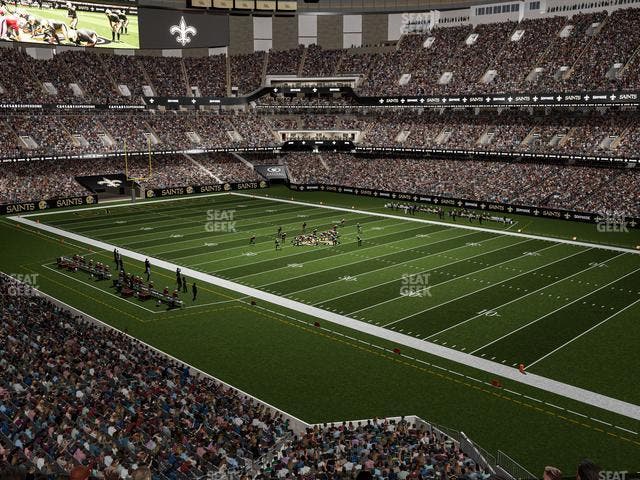 Caesars Superdome - Section 306 Seat View