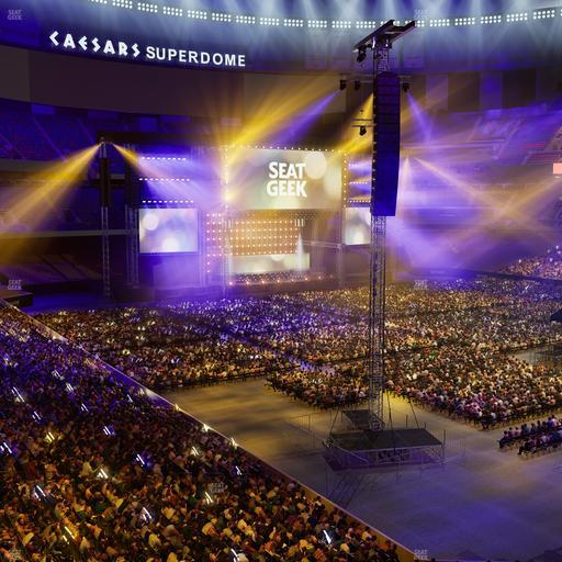 Caesars Superdome - Section 306 Seat View