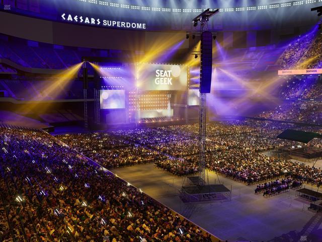 Caesars Superdome - Section 306 Seat View