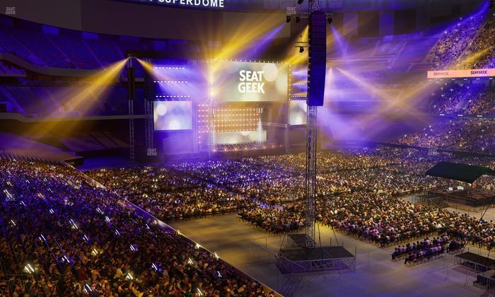 Caesars Superdome - Section 306 Seat View