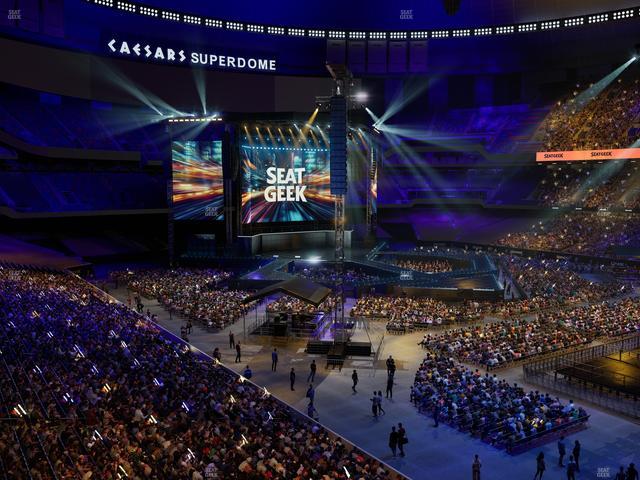 Caesars Superdome - Section 306 Seat View
