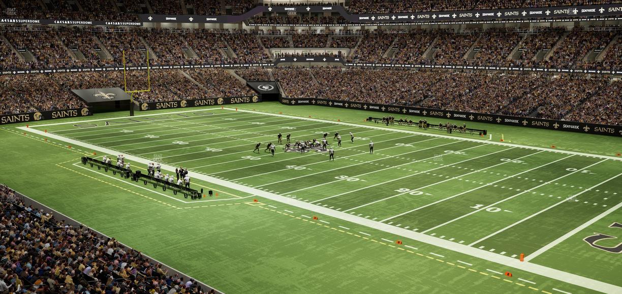 Caesars Superdome - Section 306 Seat View