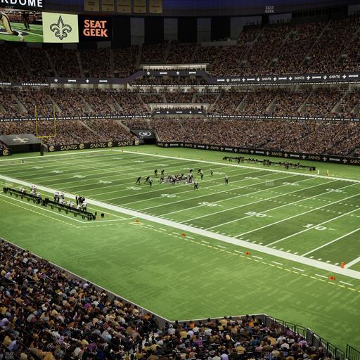 Caesars Superdome - Section 306 Seat View