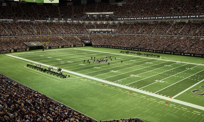 Caesars Superdome - Section 306 Seat View