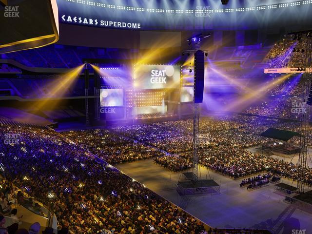 Caesars Superdome - Section 306 Seat View Caesars Superdome - Section 306 Seat View