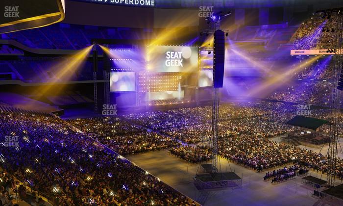 Caesars Superdome - Section 306 Seat View