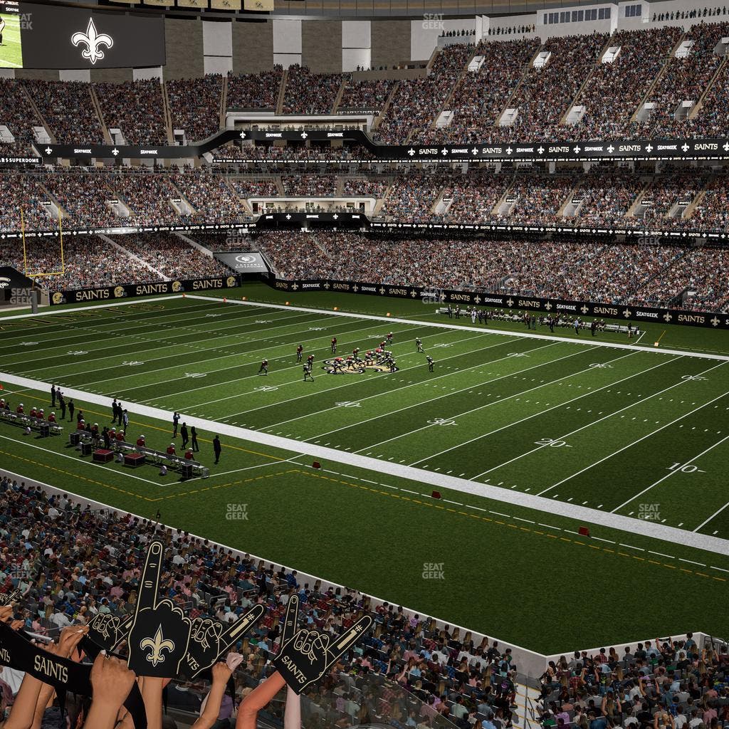 Caesars Superdome - Section 307 Seat View